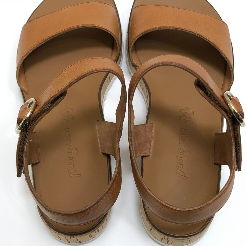 Paul Green Audrey Quarter Strap Leather Sandals - Picture 4 of 8